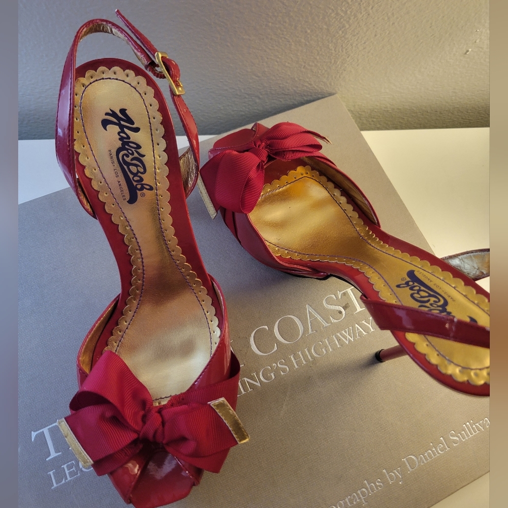 Hale Bob red heels.
